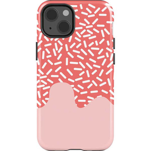 Coral Spring Sprinkles iPhone 15 Impact Case